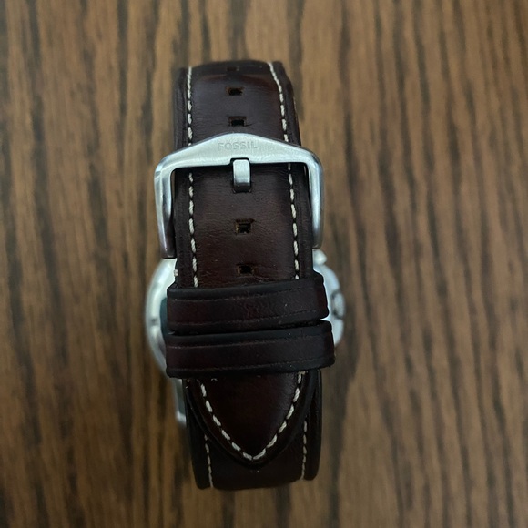 Fossil - Grant Chronograph Brown Leather Watch - Picture 3 of 4